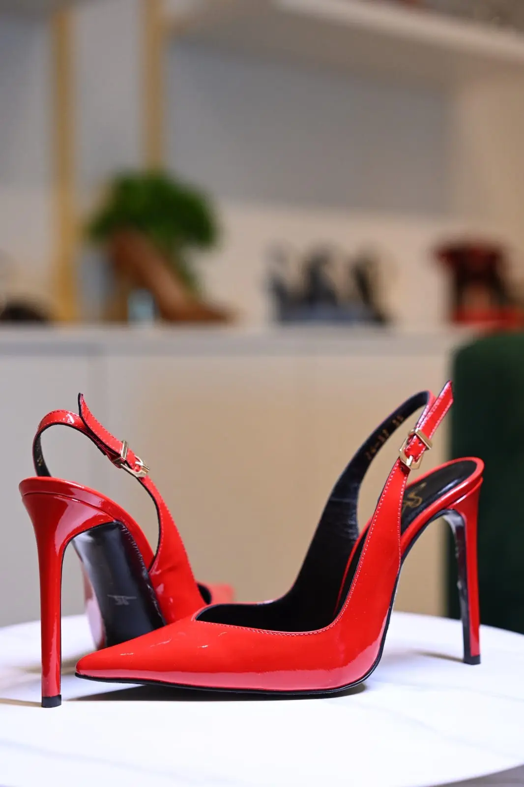Red Pointed Toe Stiletto